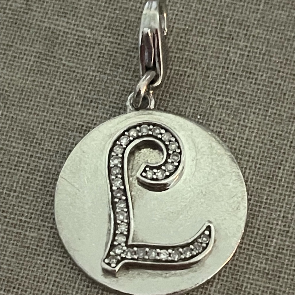 Affinity Diamond Initial “L” Adjustable Sterling … - image 3